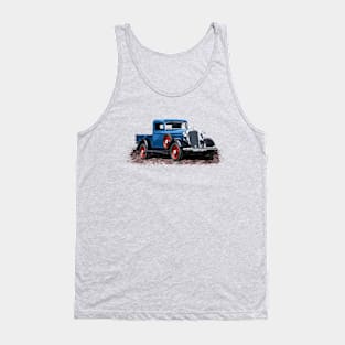 Blue 34 Dodge KC pickup truck Tank Top